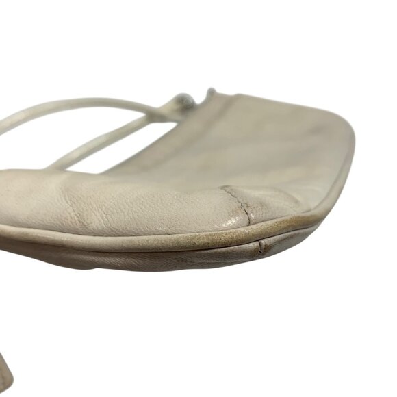 COACH 4281 Ivory Lamb Nappa Leather Wristlet Clutch Y2K 2004 w/ Hang Tag - Picture 6 of 12